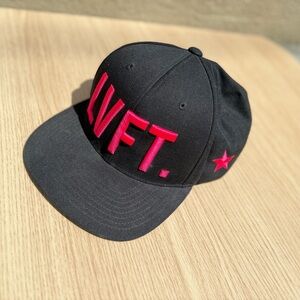 The Classic Black and Red Snapback Hat